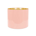 12'x10' Glossy Lacquer Shade - Seashell Pink mit Gold Lining