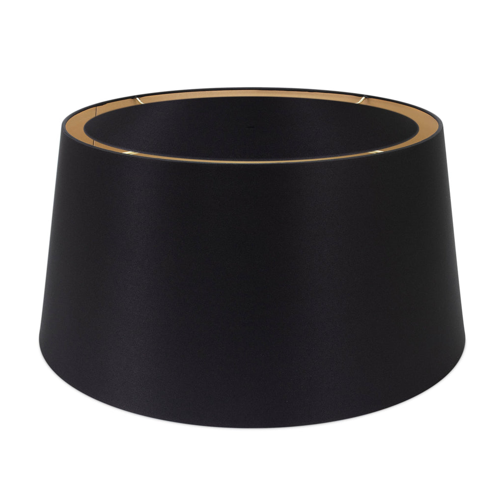 Round Tapered Black Leinen Shade 14' x 16' x 10'