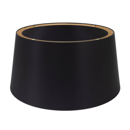 Round Tapered Black Leinen Shade 14' x 16' x 10'