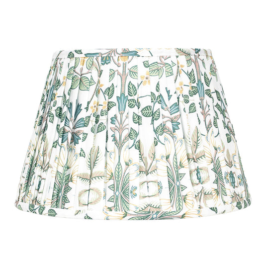10.5x16x10.5'H Pleated Print Shade