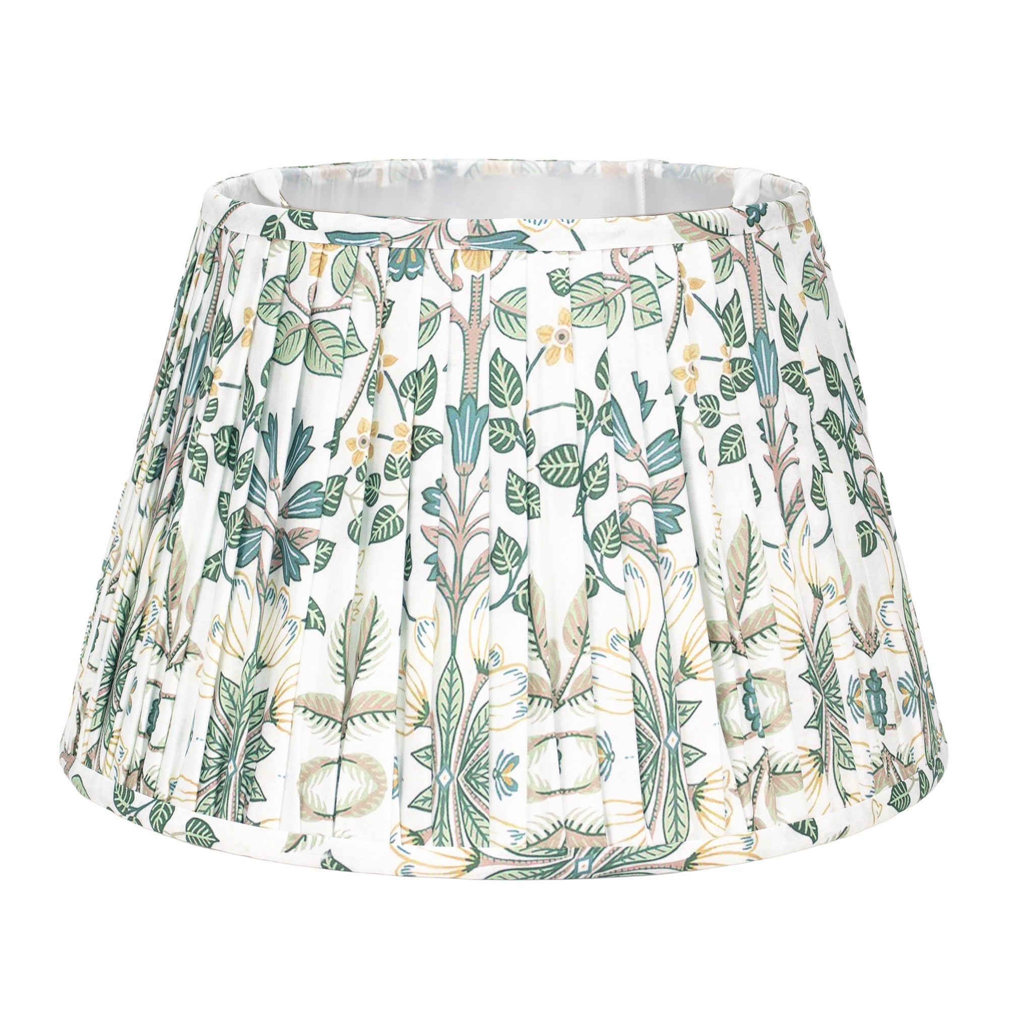 10.5x16x10.5'H Pleated Print Shade