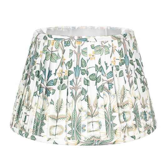 10.5x16x10.5'H Pleated Print Shade