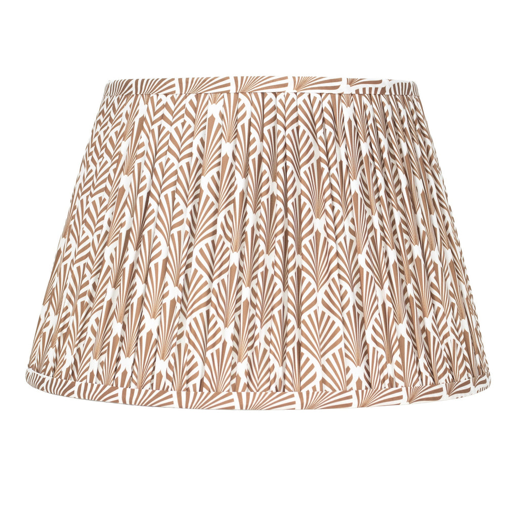 10.5x16x10.5'H Pleated Print Shade