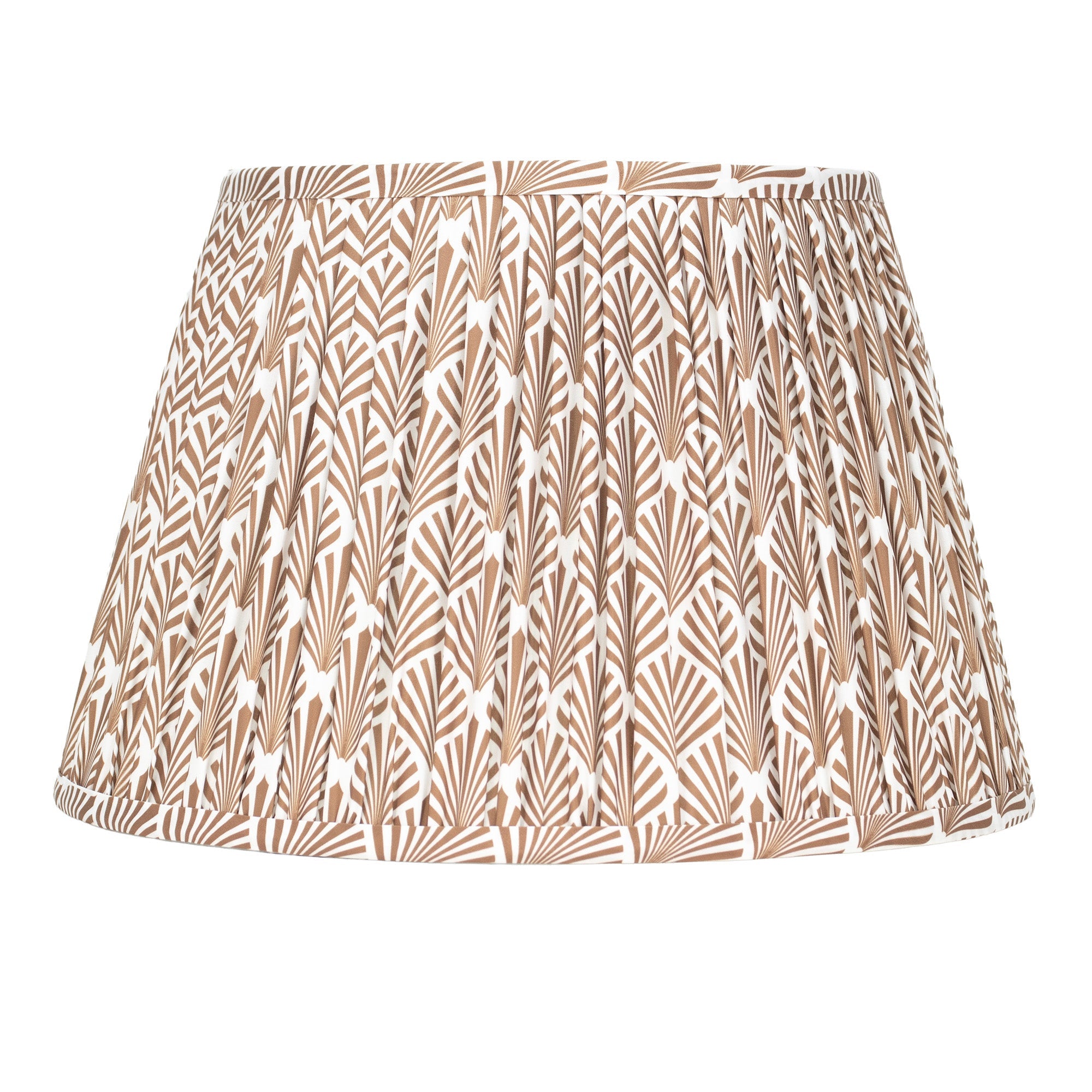 10.5x16x10.5'H Pleated Print Shade