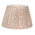 10.5x16x10.5'H Pleated Print Shade