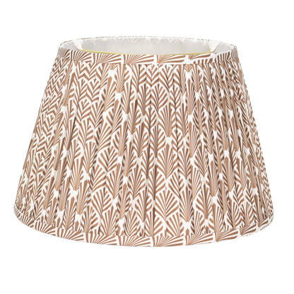 10.5x16x10.5'H Pleated Print Shade