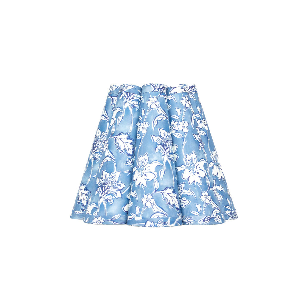 4.5x9x6'H Scalloped Print Shade