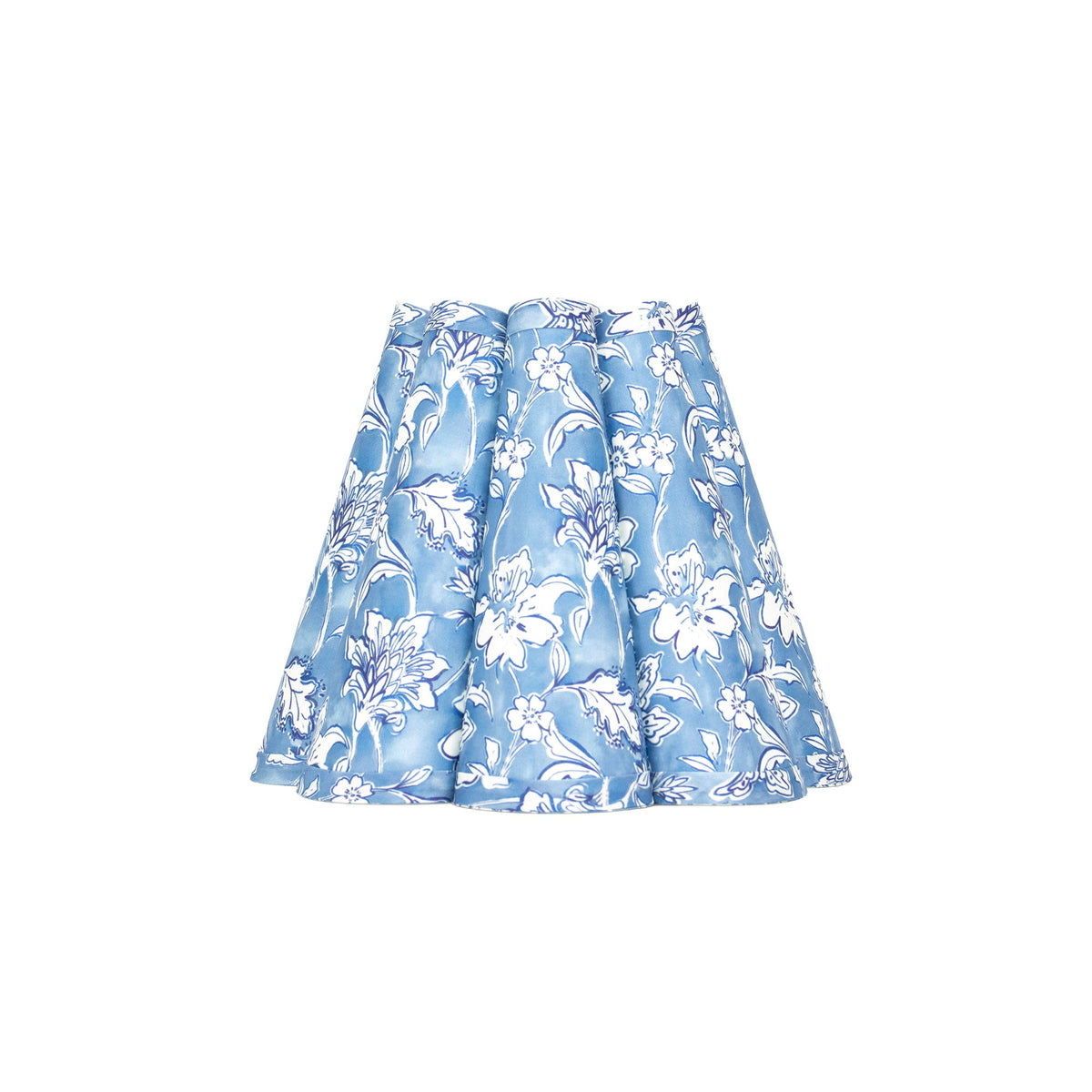 4.5x9x6'H Scalloped Print Shade