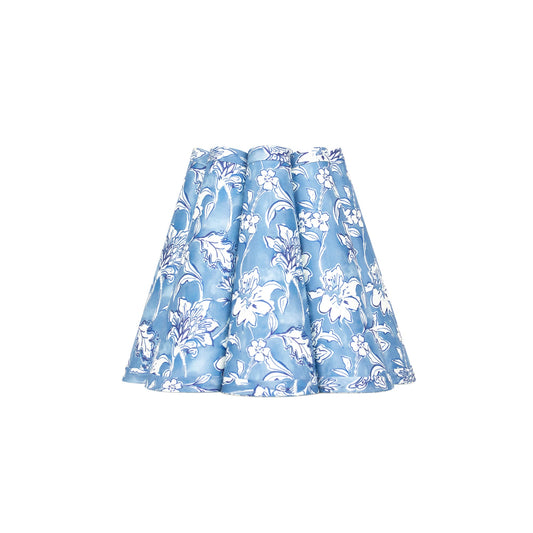 4.5x9x6'H Scalloped Print Shade