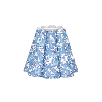 4.5x9x6'H Scalloped Print Shade