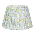 10.5x16x10.5'H Pleated Print Shade