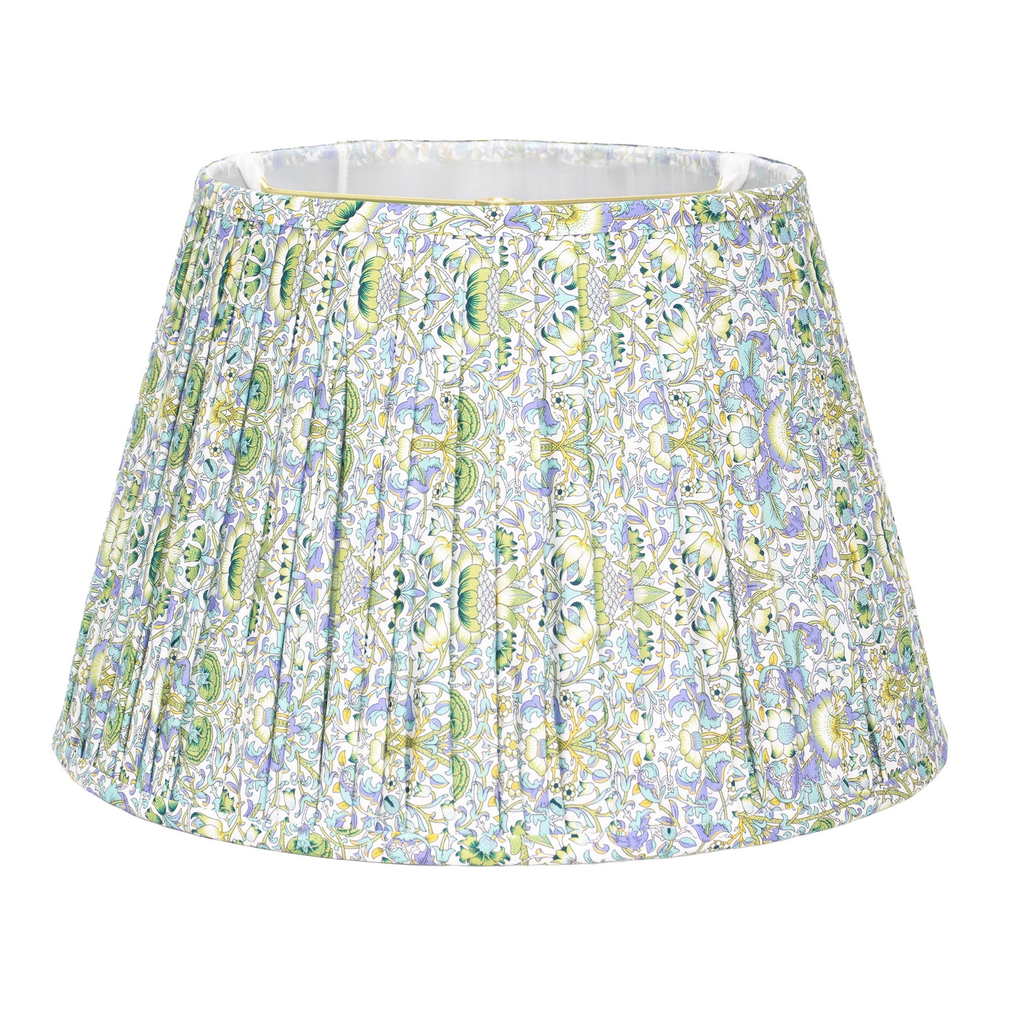 10.5x16x10.5'H Pleated Print Shade