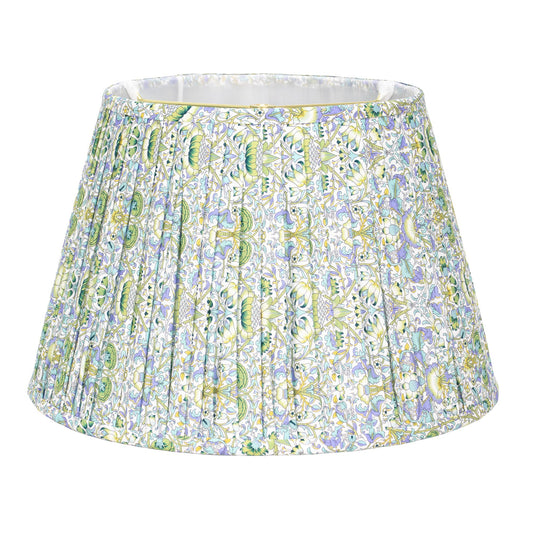 10.5x16x10.5'H Pleated Print Shade
