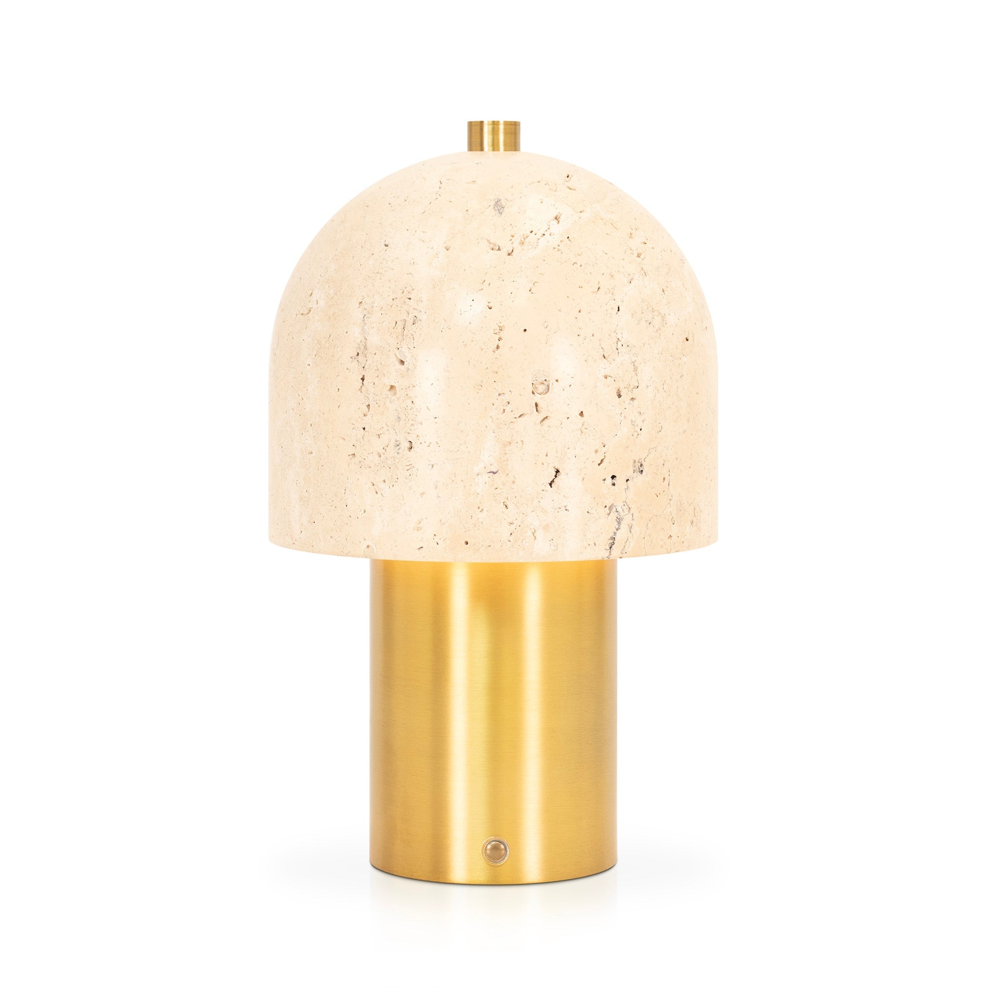 Travertin-Wiederaufladbare Lampe