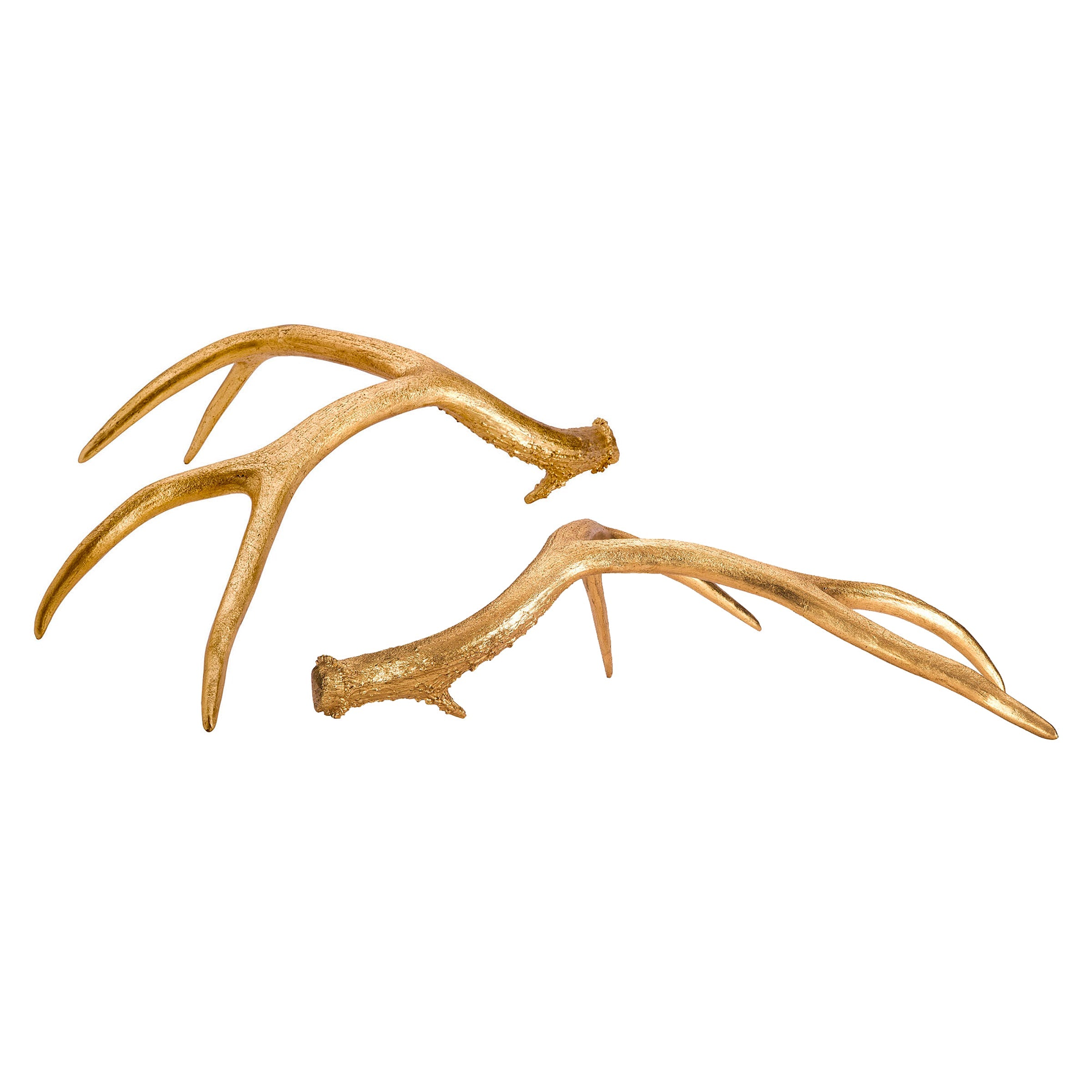 Goldene Geweihe [Set von 2]