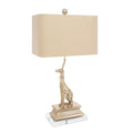 28'H Regal Dog Tischlampe