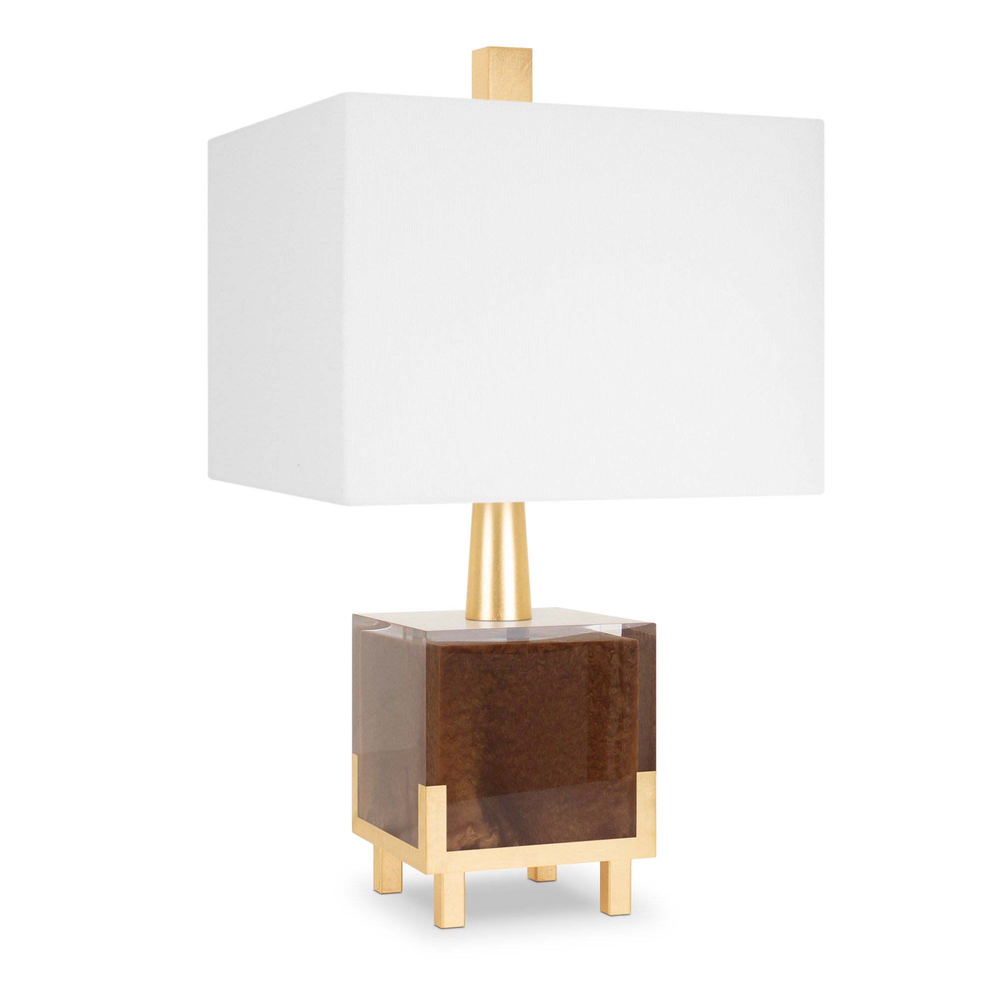 18'H Petit Fors Accent Lampe - Braun
