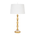 Gold Moso Tischlampe mit Casual Linen Shade