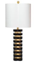 Quatrefoil Lampe Schwarz