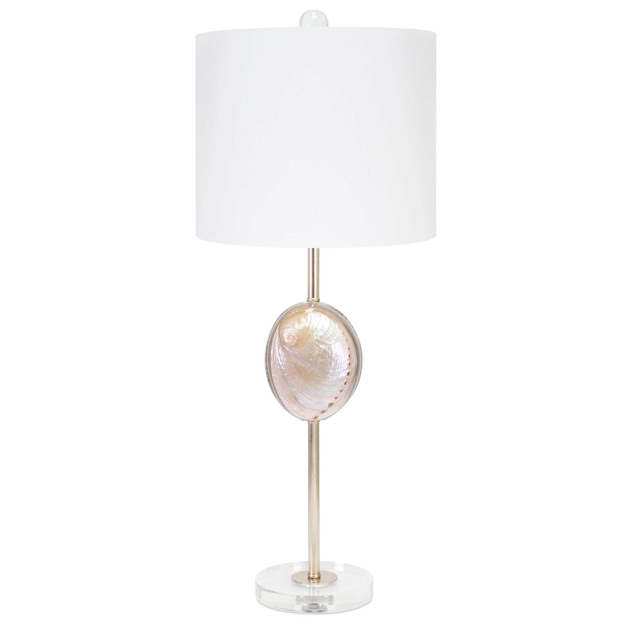 Eastport Lampe mit 12x12x10 White Crisp Shade