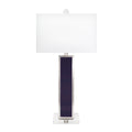 Blair Indigo und Silber Tischlampe mit Schatten