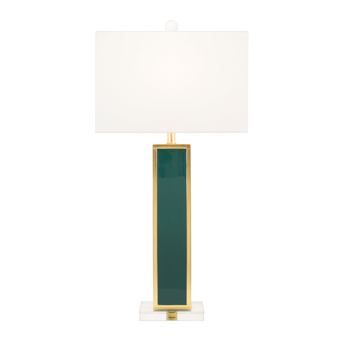31.5' Blair Tischlampenbasis - Grün (Basis, Harfe, Finial)