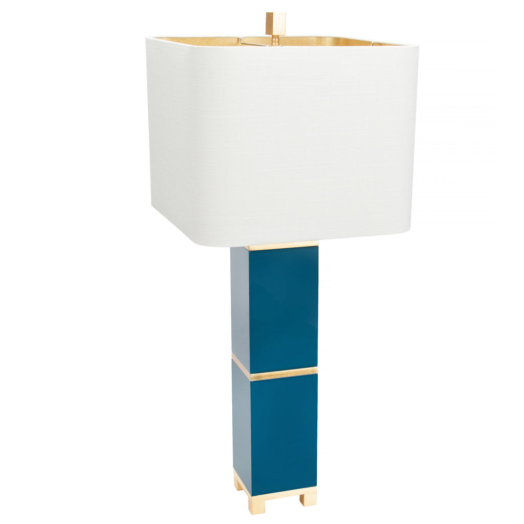 Pfauentischlampe