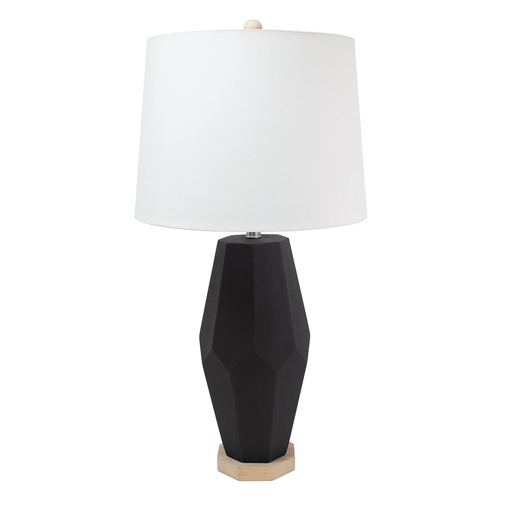 34'H Pacifica Tischlampe - Schwarz