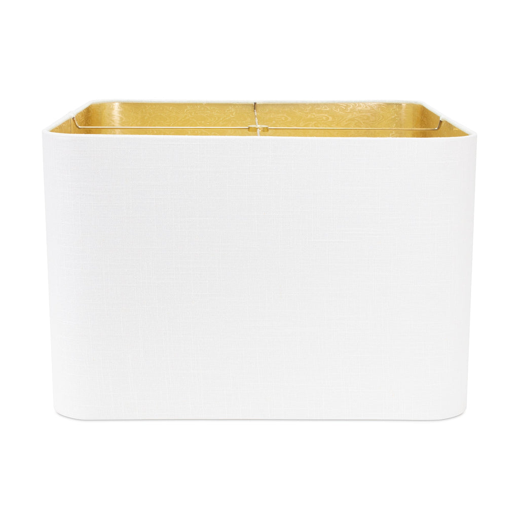 Square Rounded-Corner Shade mit Goldfolie