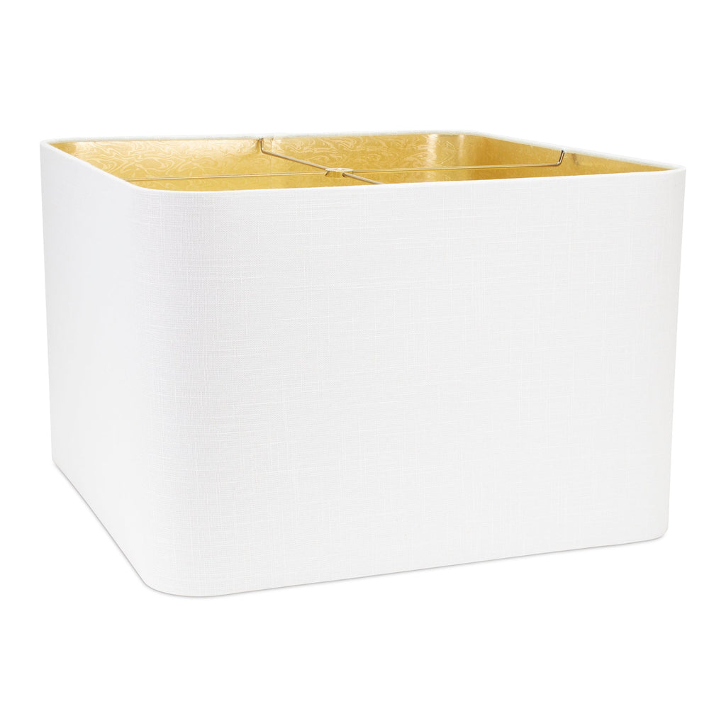 Square Rounded-Corner Shade mit Goldfolie