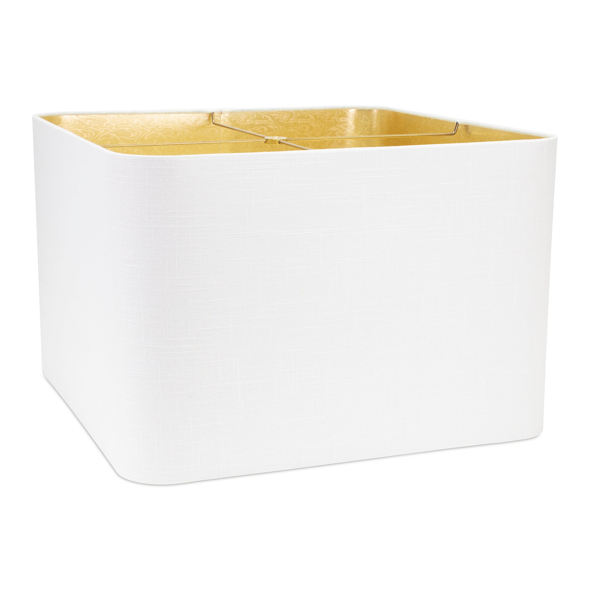 Square Rounded-Corner Shade mit Goldfolie