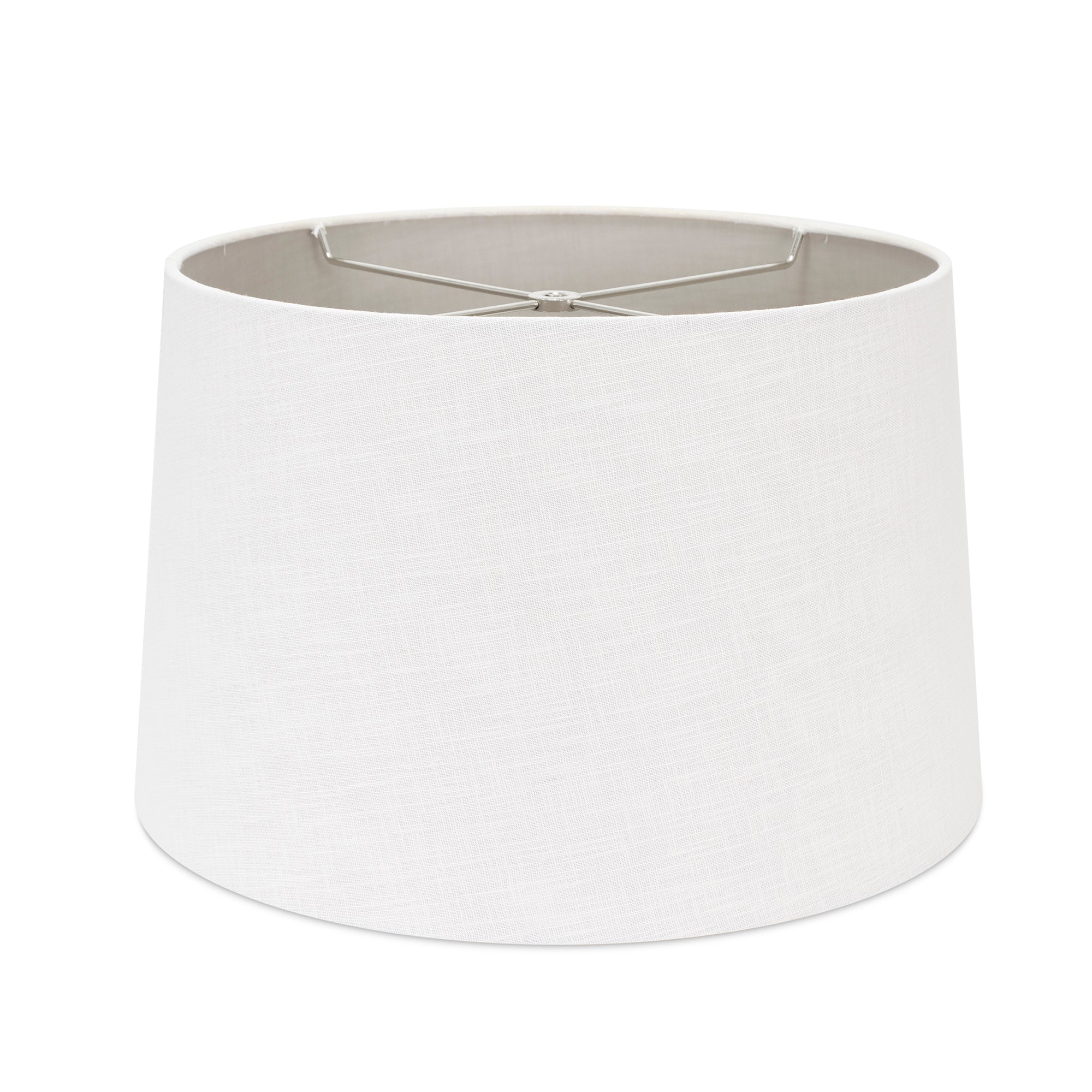 14x16x10'H Casual Linen Shade mit Soft Silver Lining