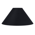Coolie Shade in Schwarz Leinen mit Gold Lining