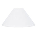 Coolie Shade in Pure White Slub Linen