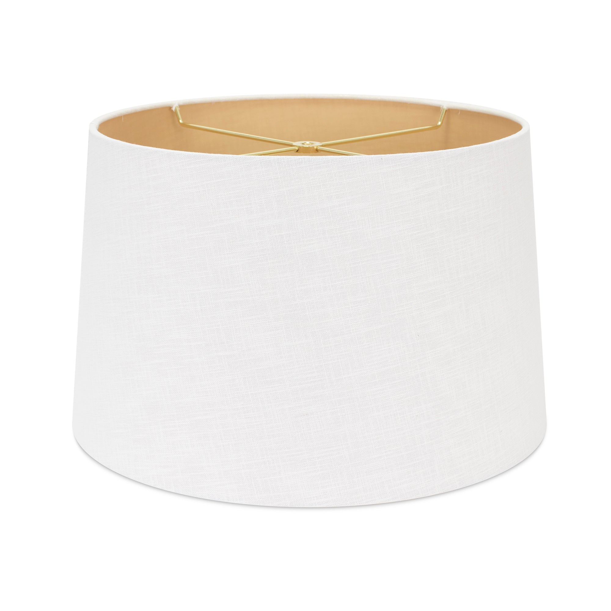 14x17x10 Casual Linen Shade mit Soft Gold Fabric Lining