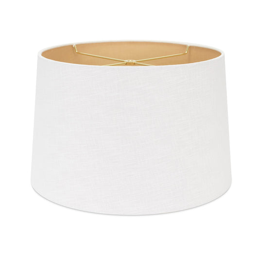 14x17x10 Casual Linen Shade mit Soft Gold Fabric Lining
