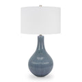 Denim Blue Liza Tischlampe mit 16x16x10 Farbton mit Diffusor