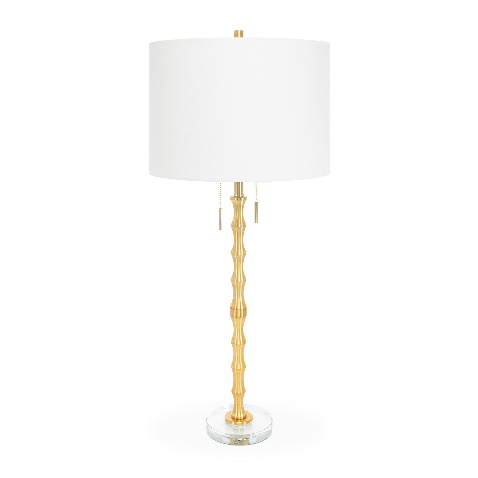 Messing-Bambus-Tischlampe