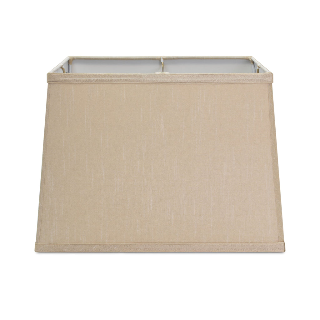 13/9x15/11x10.5 Tan Faux Silk Shade