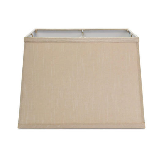 13/9x15/11x10.5 Tan Faux Silk Shade
