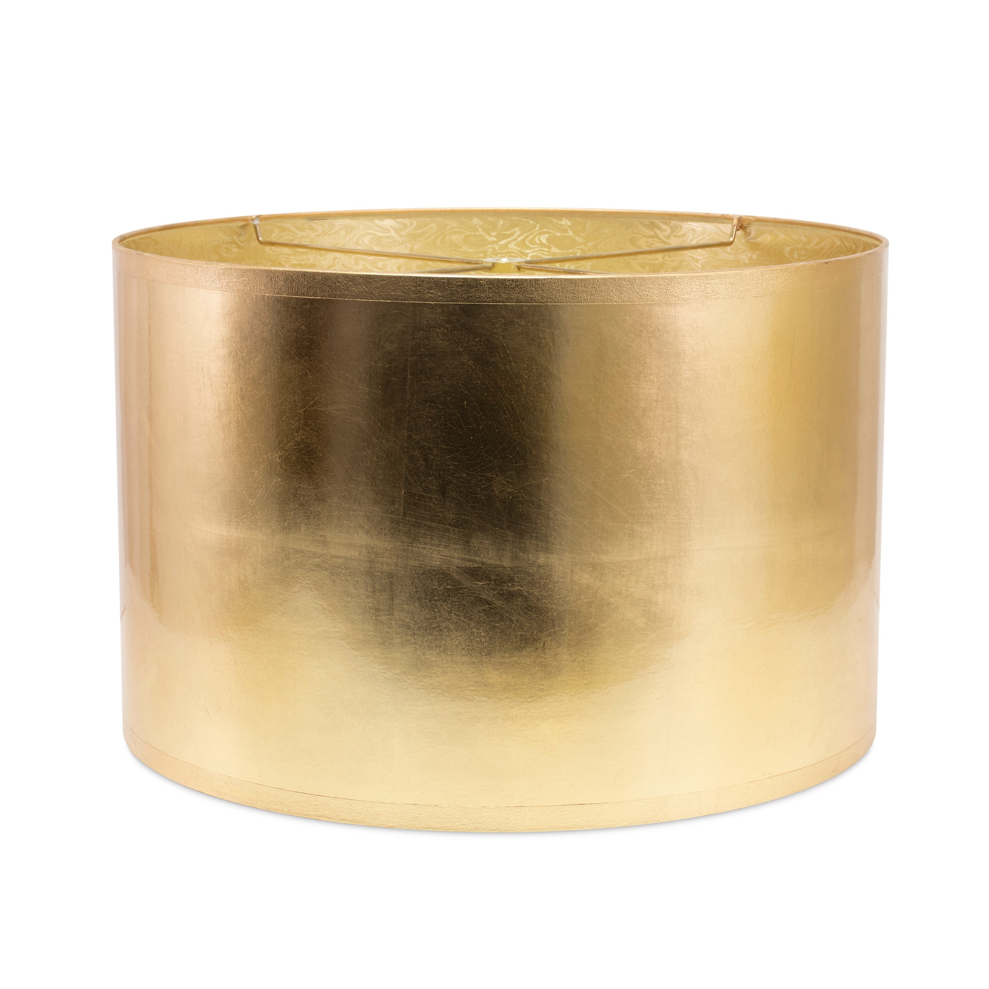 Round Gold Foil Lampenschatten 17' x 17' x 11'