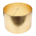 Rundgeschmückte Goldfolie Lampenschatten 15 x 16 x 10'