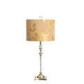 Goldene Blatttischlampe