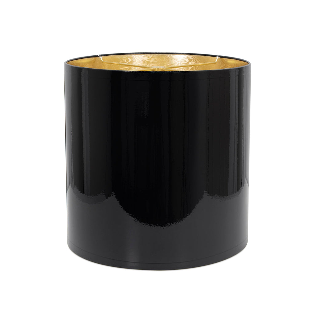 Schwarzer Onyx-Lackschatten mit Goldauskleidung