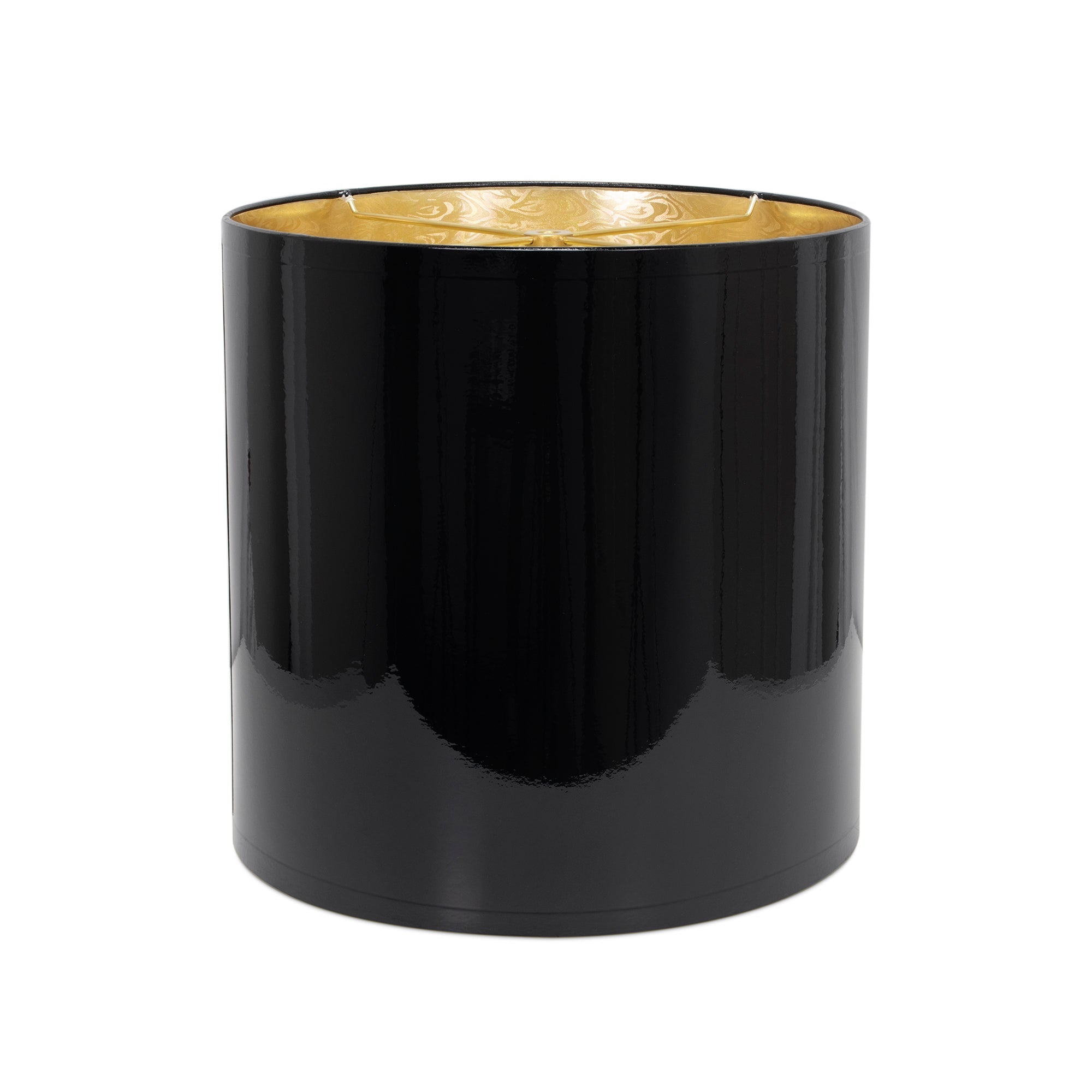 Schwarzer Onyx-Lackschatten mit Goldauskleidung