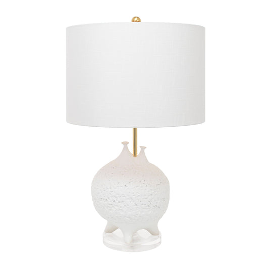 Weiße Tischlampe Luna
