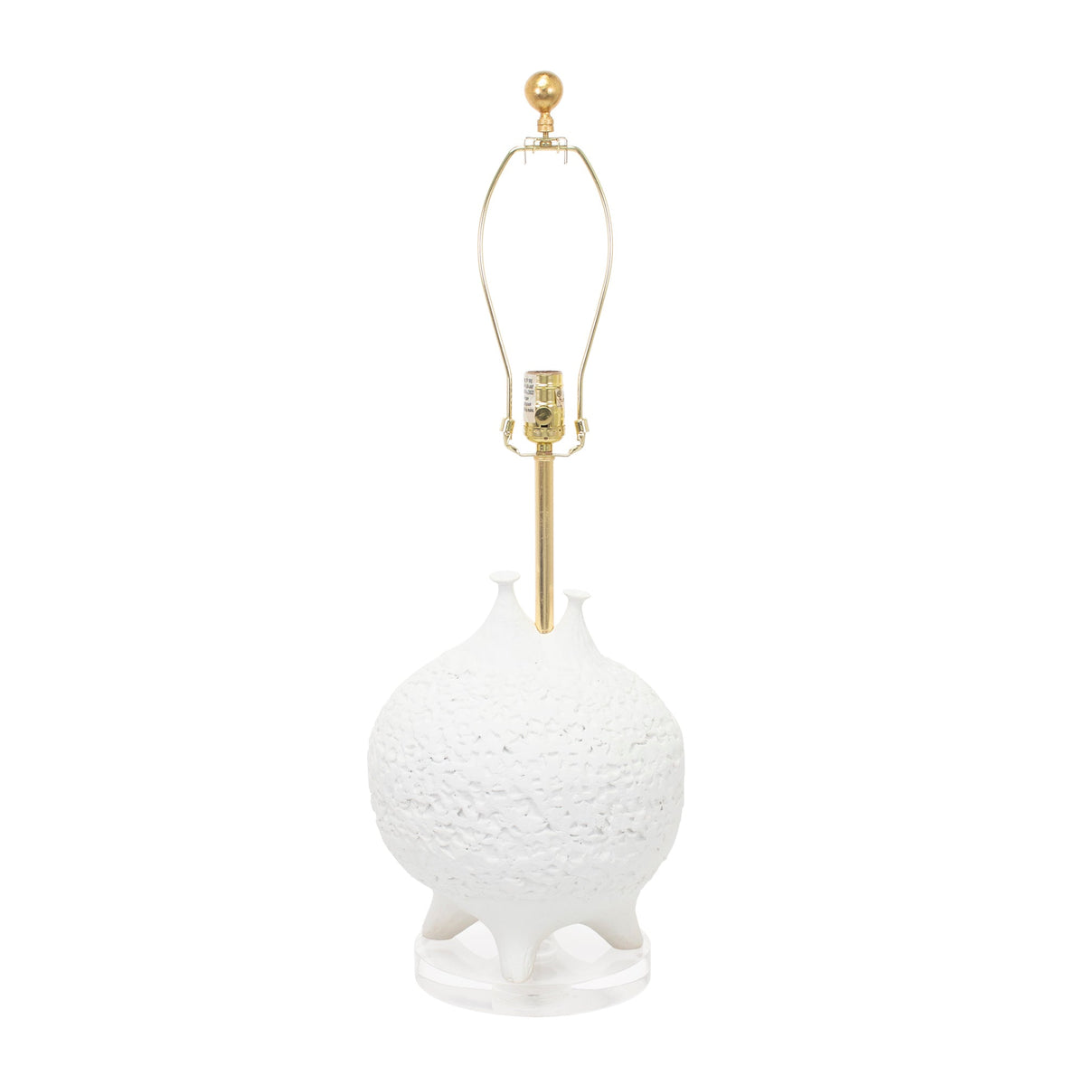 Weiße Tischlampe Luna