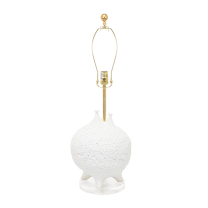 Weiße Tischlampe Luna