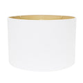 16' x 16' x 10.5' Round Hardback White Linen Shade