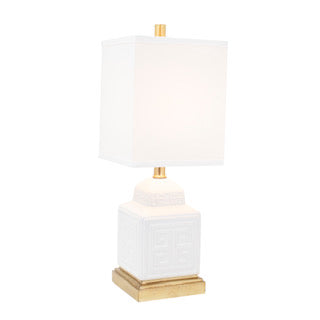Tischlampe Menderes — Weiß